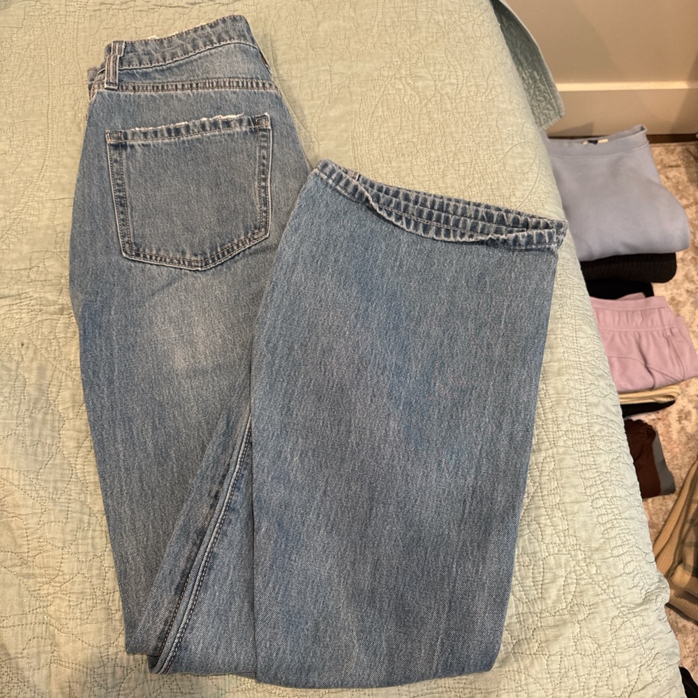 Hollister Light Blue Straight Leg Jeans